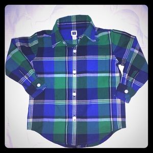 Boys Janie & Jack Plaid Madras Shirt